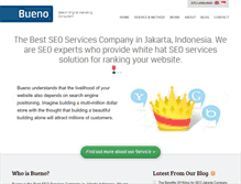 Tablet Screenshot of buenoseo.com